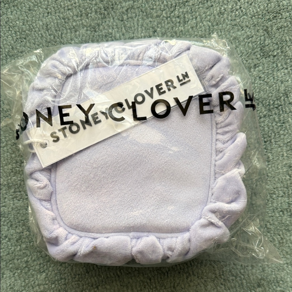 Stoney Clover Velvet Ruffle Mini Pouch - NWT